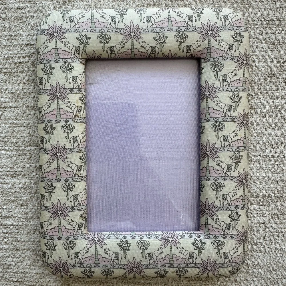 vintage thai silk frame